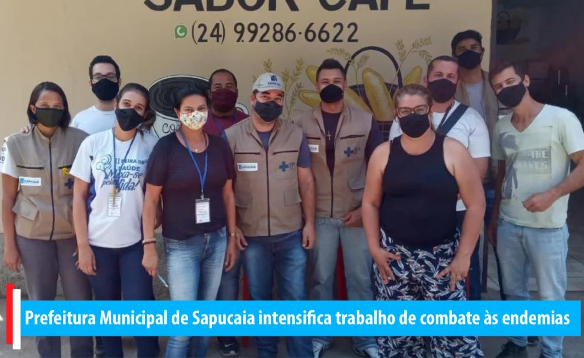 Prefeitura Municipal de Sapucaia intensifica trabalho de combate às endemias