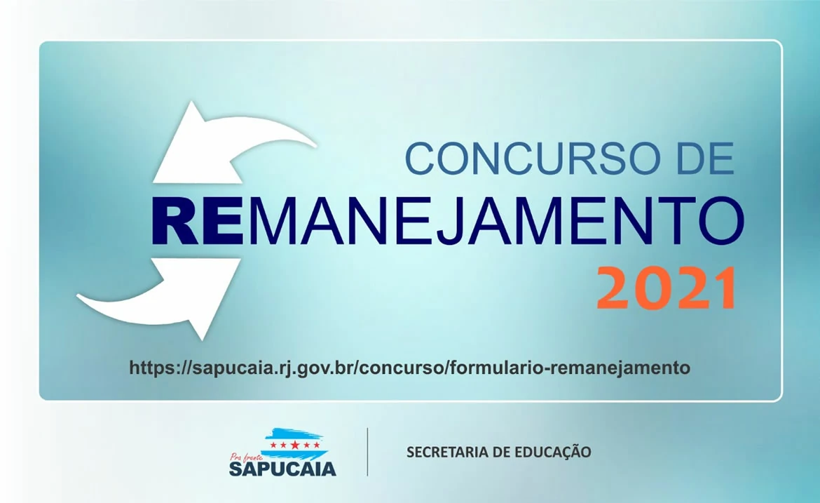 Concurso de Remanejamento de Professores da Rede Municipal de Sapucaia.